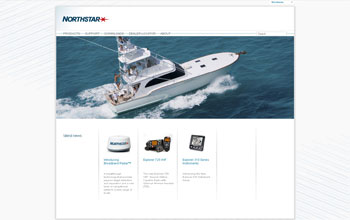 Screenshot of the Northstar web site